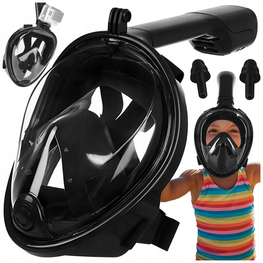 DIVING MASK SNORKELING SWIMMING TUBE FOR CHILDREN FULL FACE S/M
