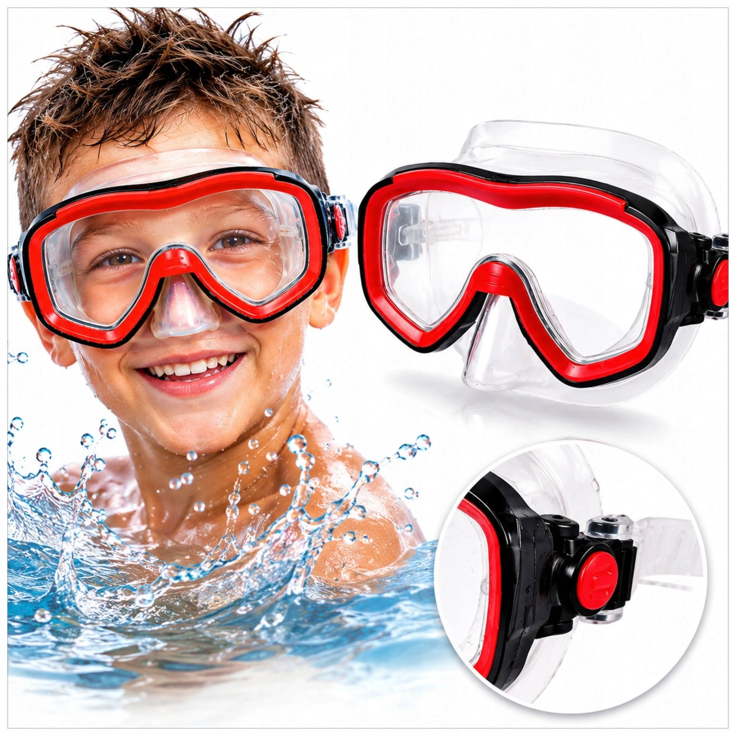 DIVING MASK SWIMMING GOGGLES FOR CHILDREN FOR SWIMMING POOL HOLIDAYS Brand LEAN Toys