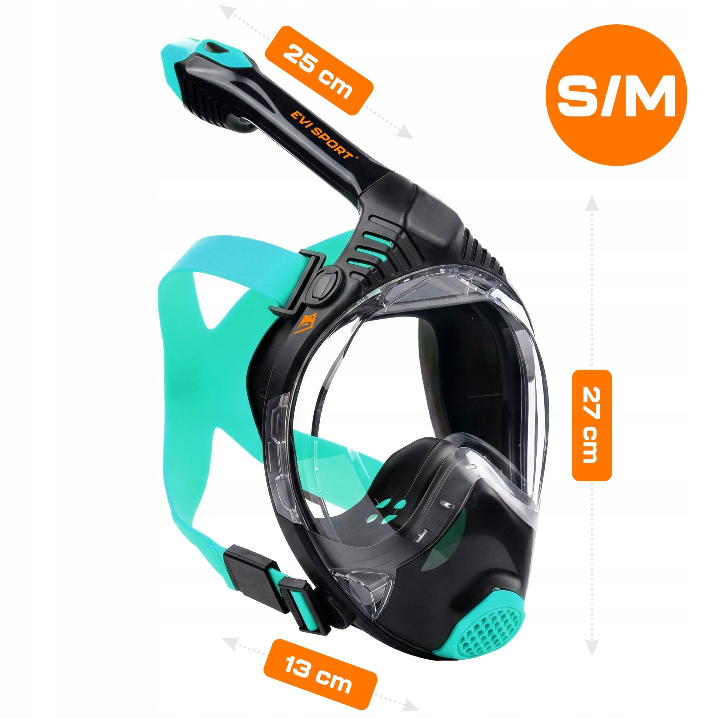 DIVING MASK SWIMMING WATER PANORAMA 180 NON-PAIRING S/M Packaging status original