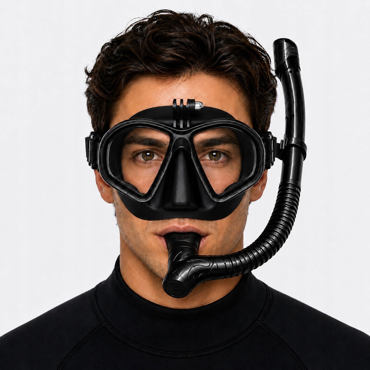 DIVING MASK WATER SWIMMING SET GLASSES SNORKELING TUBE Brand MEMFLOW