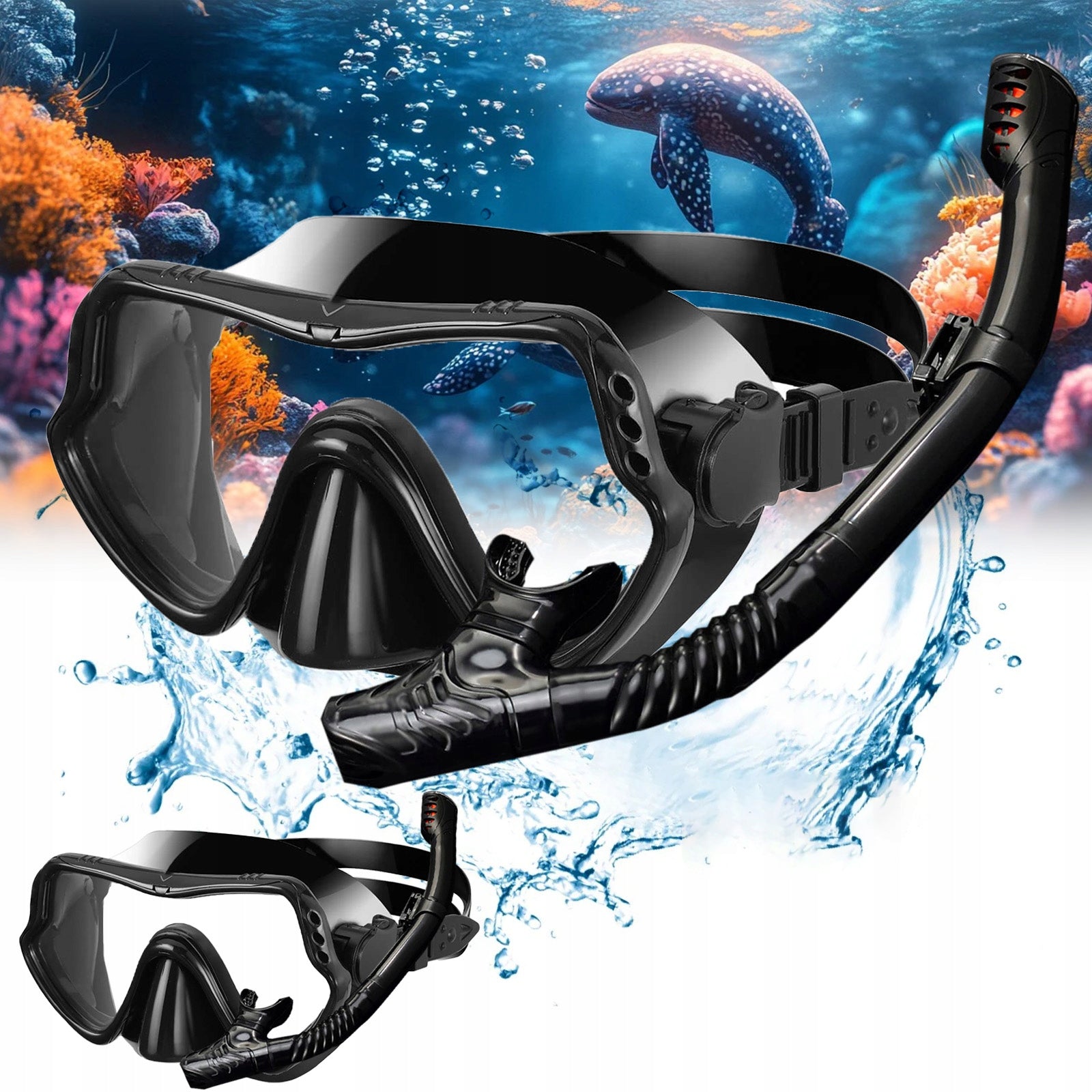 DIVING SET MASK AND SNORKEL GLASSES AND SNORKEL TUBE BEON Manufacturer code 6903602119801