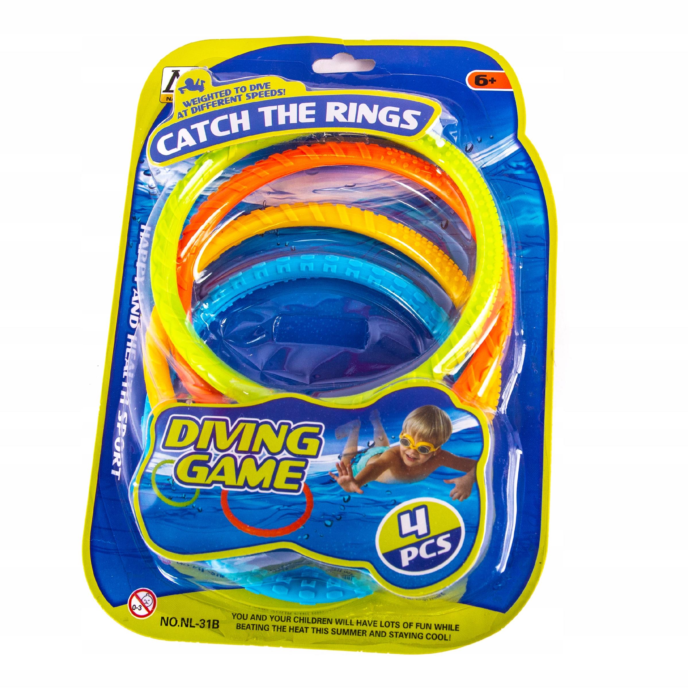 DIVING TOYS POOL WATER HOOPS 4pcs