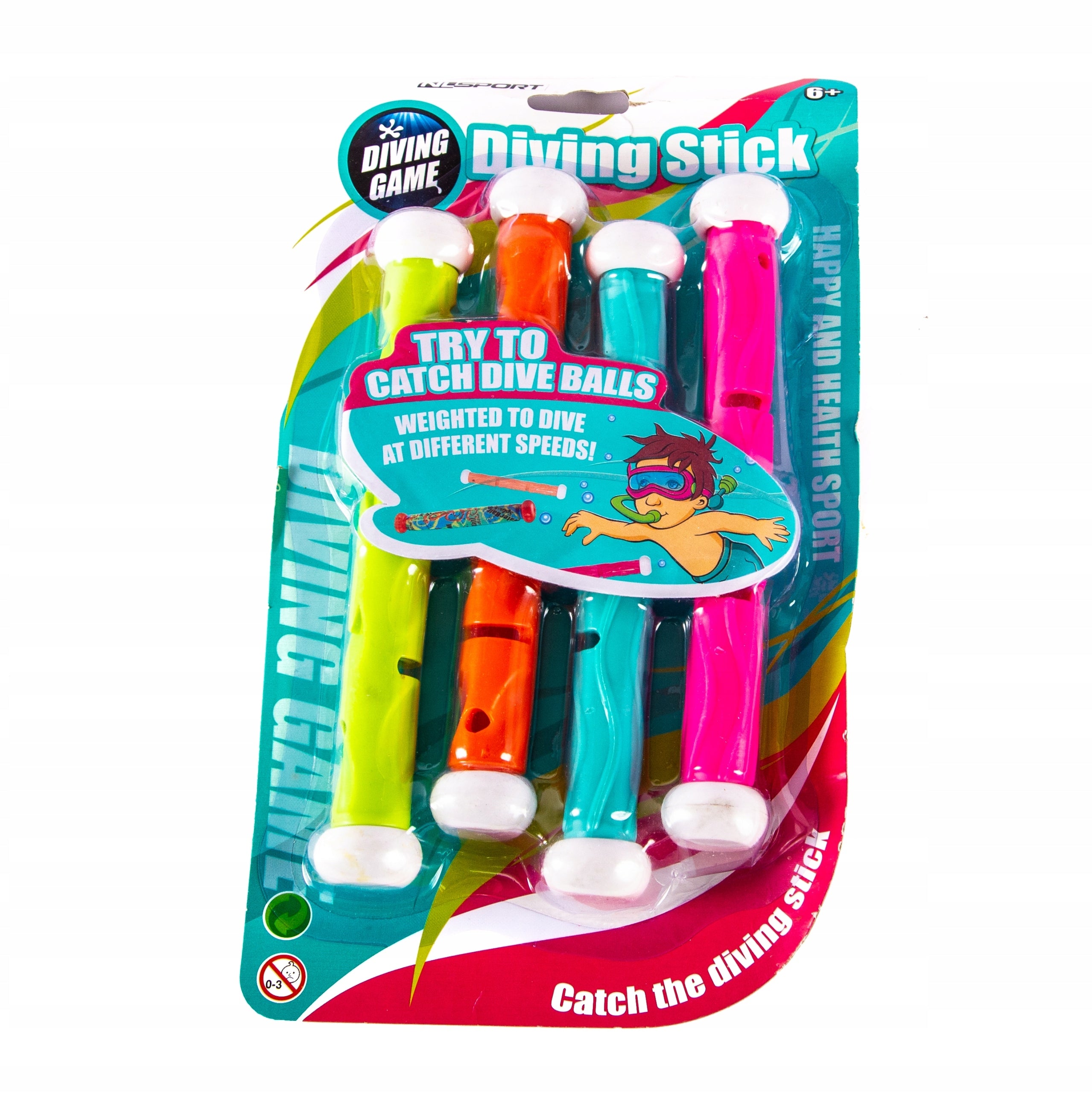 DIVING TOYS POOL WATER POLES 3pcs