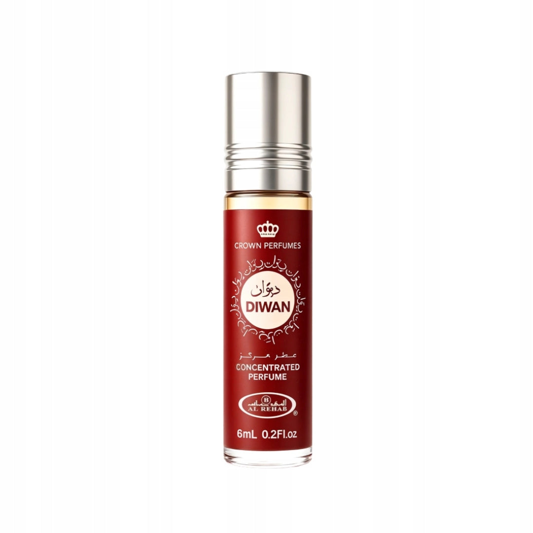 DIWAN Perfume in CPO Oil 6 ml | Al Rehab Manufacturer code 6291110112422