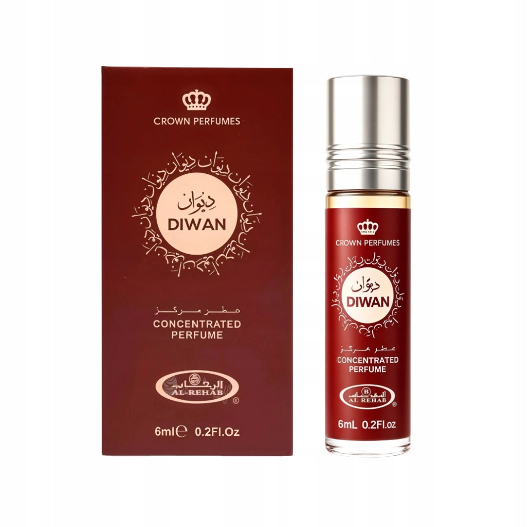 DIWAN Perfume in CPO Oil 6 ml | Al Rehab Packaging status original