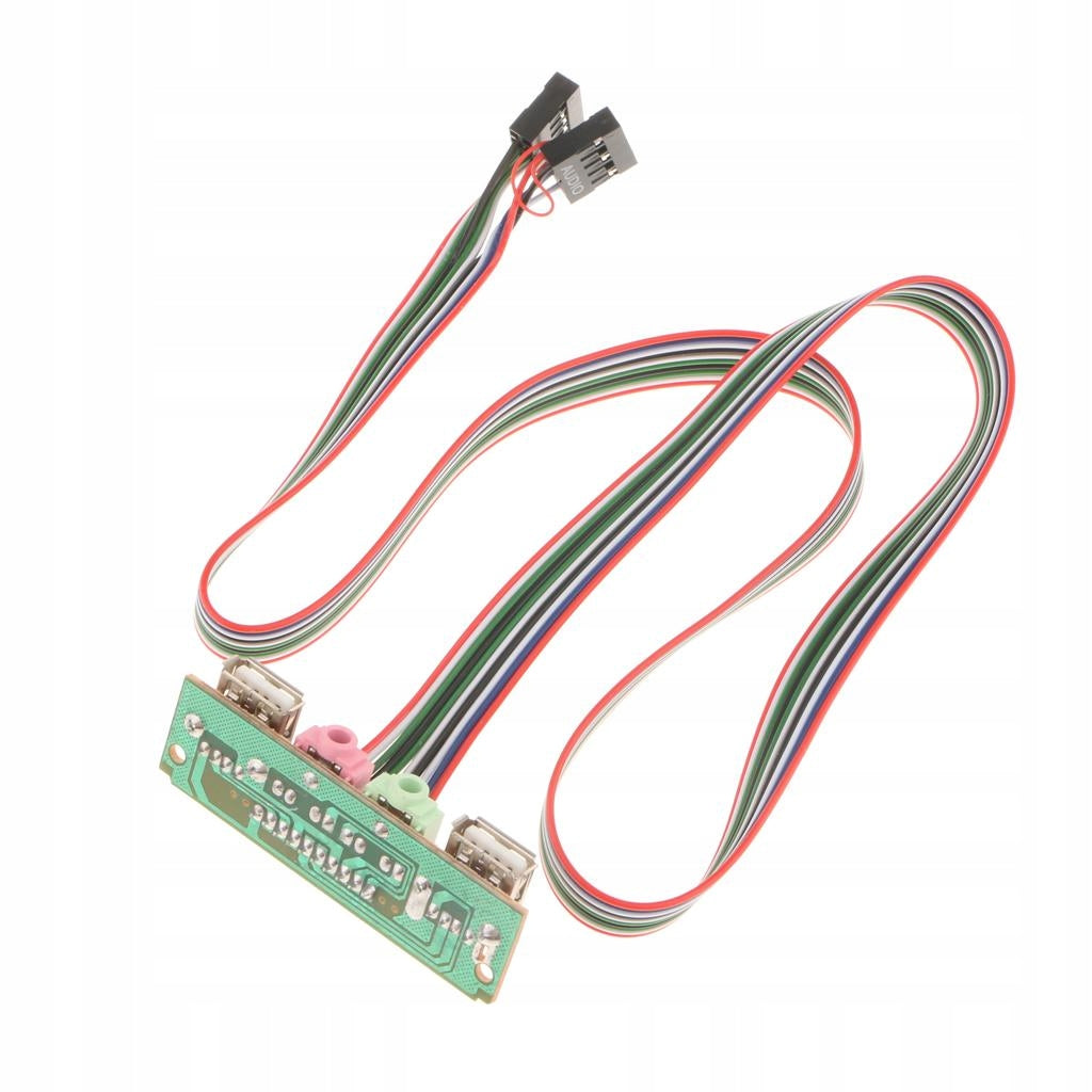 DIY Dual USB 2.0 Port Audio for Computer Case Socket Cable 6.8CM Manufacturer code Does not apply