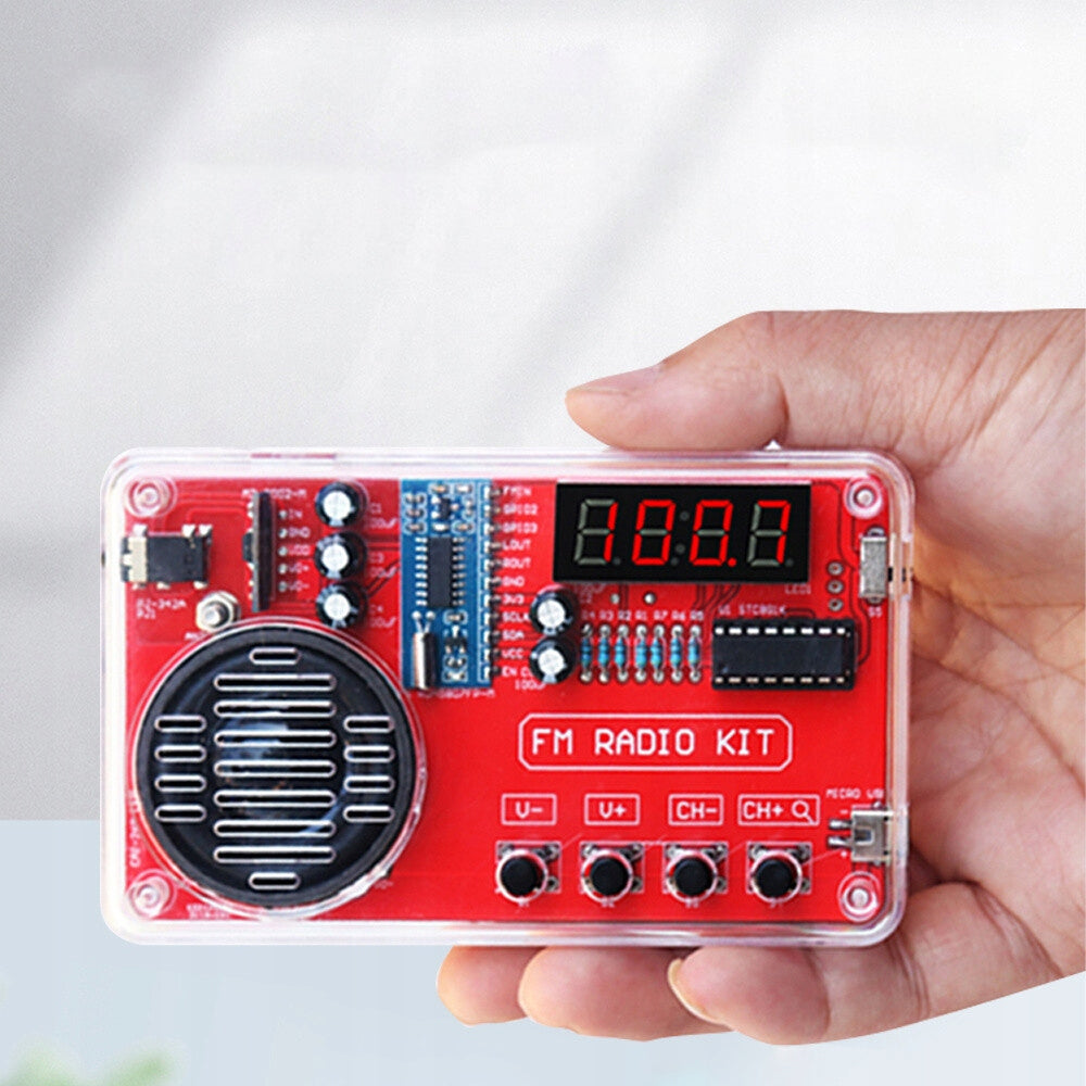 DIY Self-Assembly Radio with Speaker and Headphone Output Brand Bedee