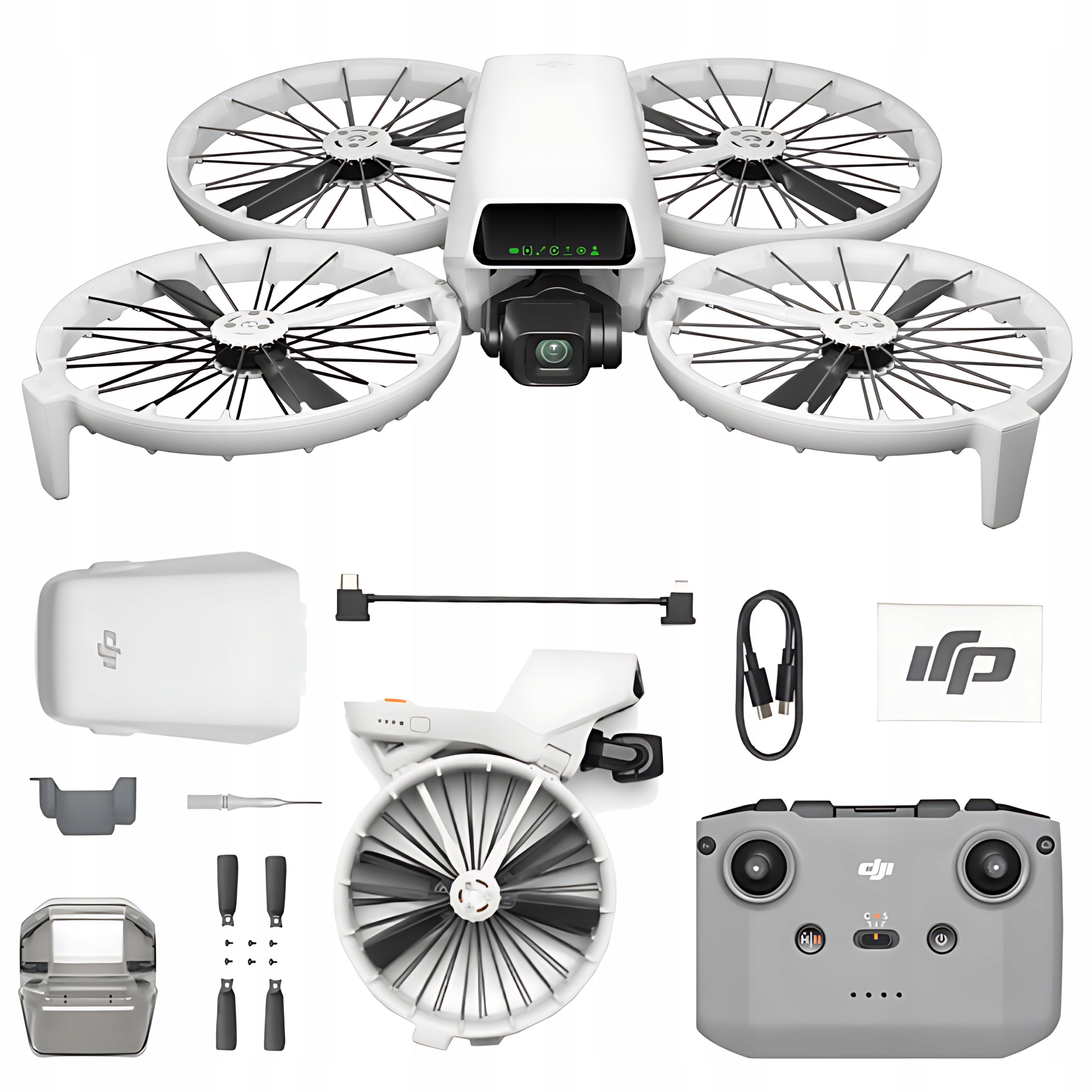 DJI Flip Folding Drone with RC-N3 249g 4K 8KM 31min Flight Packaging status original