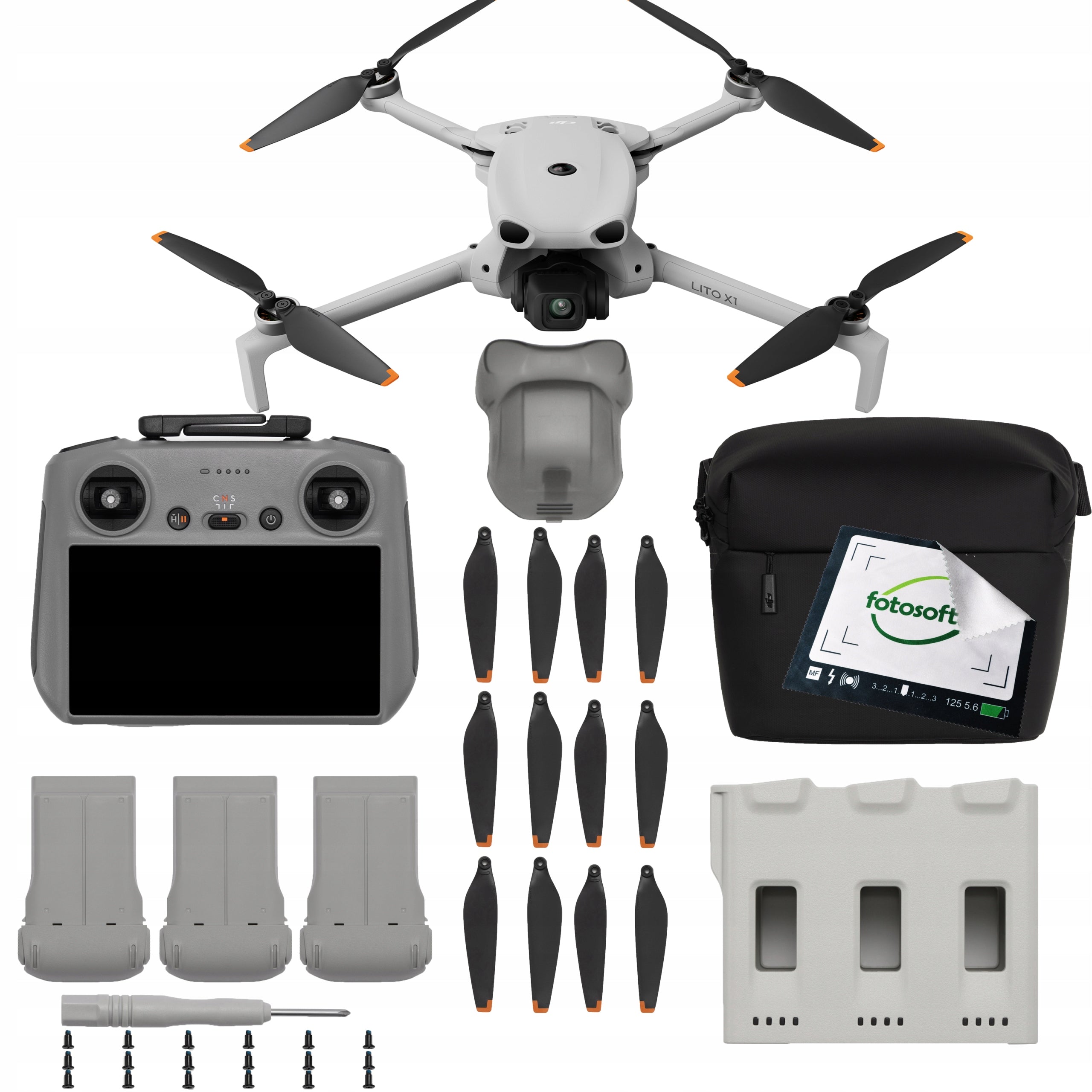 DJI Lito X1 Fly More Combo Plus (DJI RC 2)