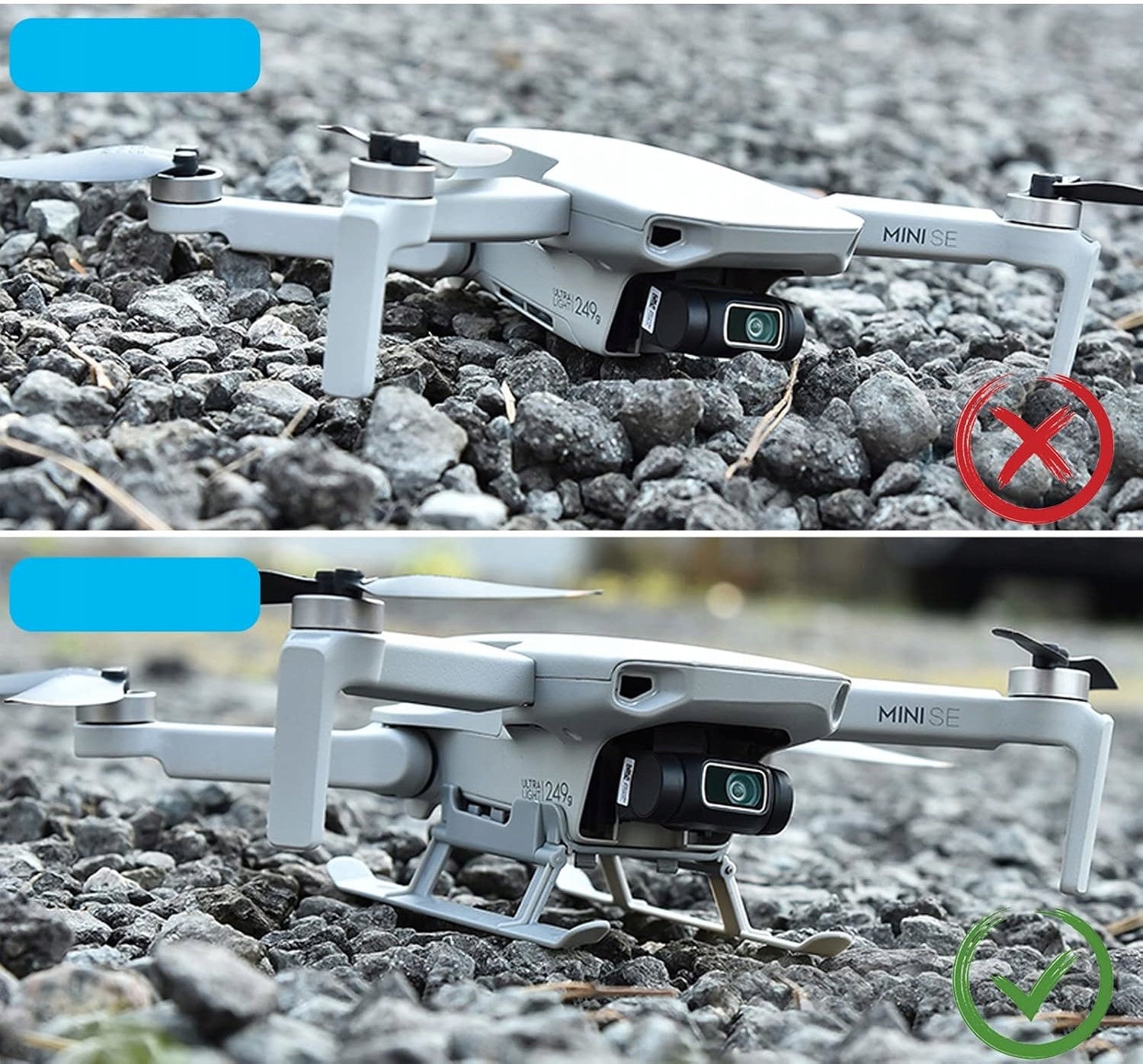 DJI MAVIC MINI / 2 / SE Landing Gear Chassis EAN (GTIN) 5904647721616