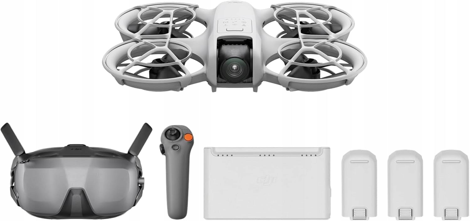 DJI Mini 4 Pro Fly More Combo with RC Motion 3 - 4K UHD Drone, 135g