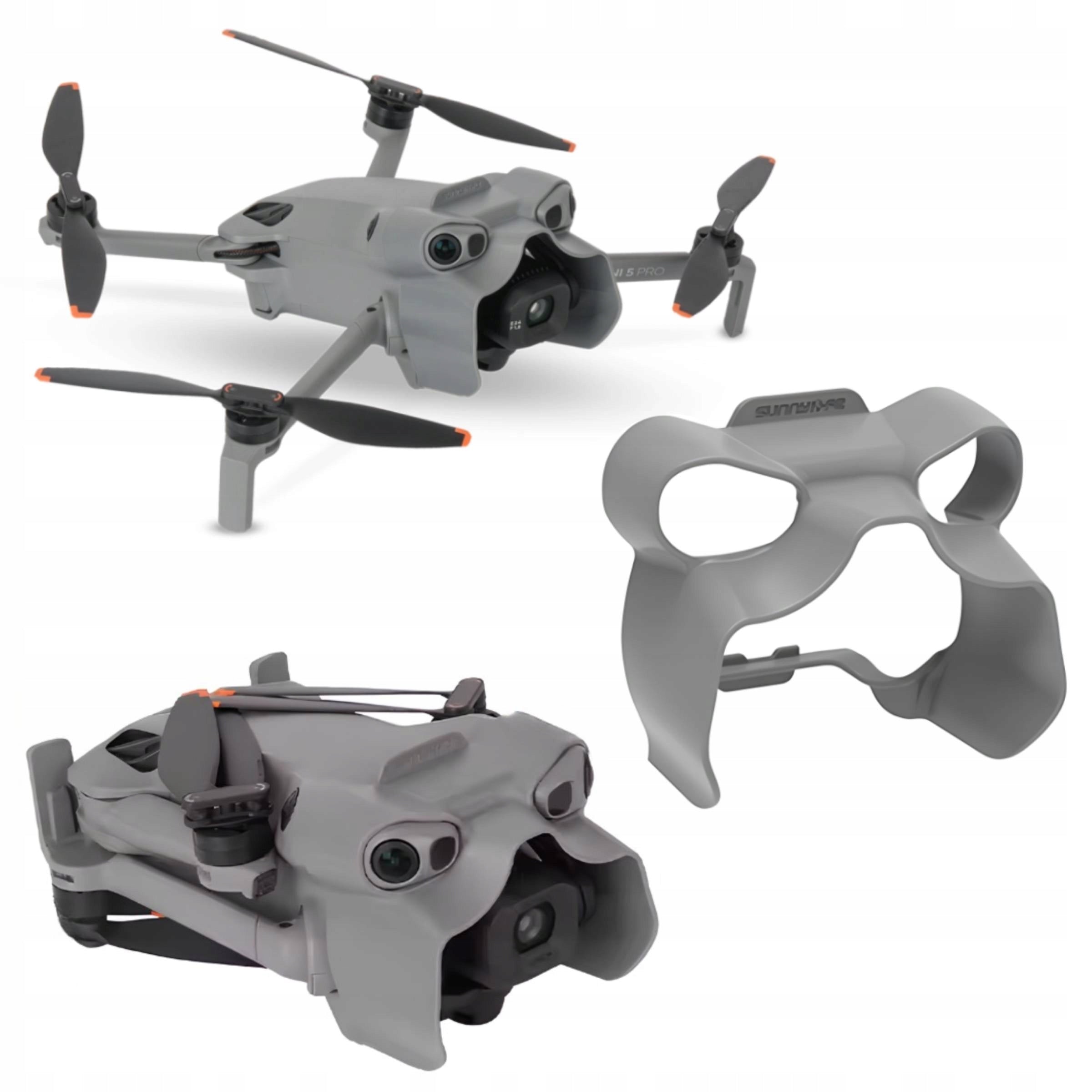 DJI Mini 5 Pro Drone Protective Gimbal Sunshade - Grey