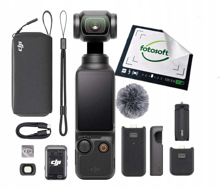 DJI OSMO POCKET 3 CREATOR COMBO CAMERA VLOG VIDEO POCKET 4K + FREEBIE Packaging status original