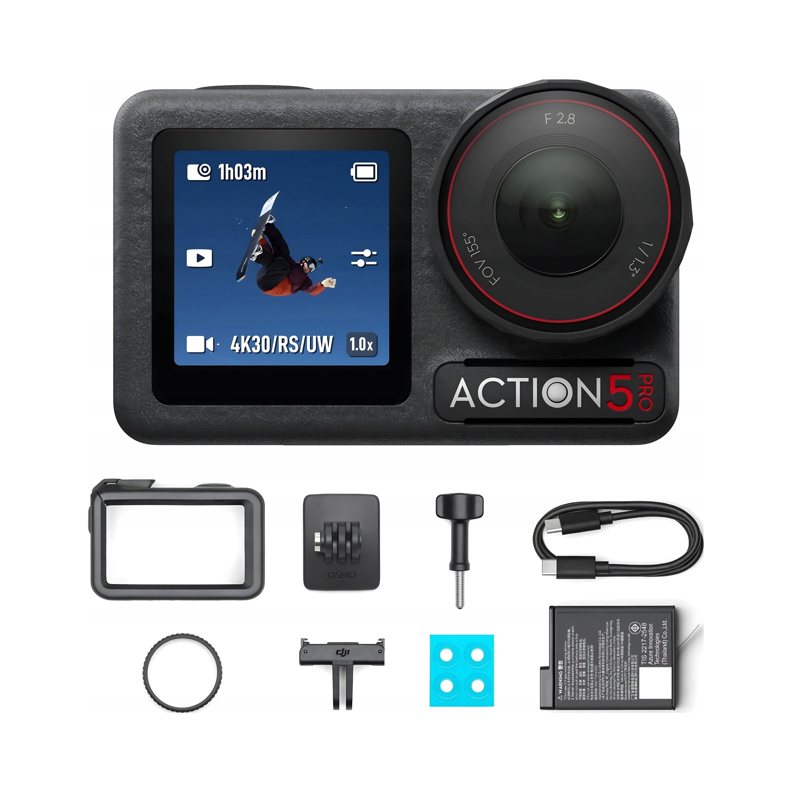 DJI Osmo Action 5 Pro Standard Combo 4K UHD Sports Camera