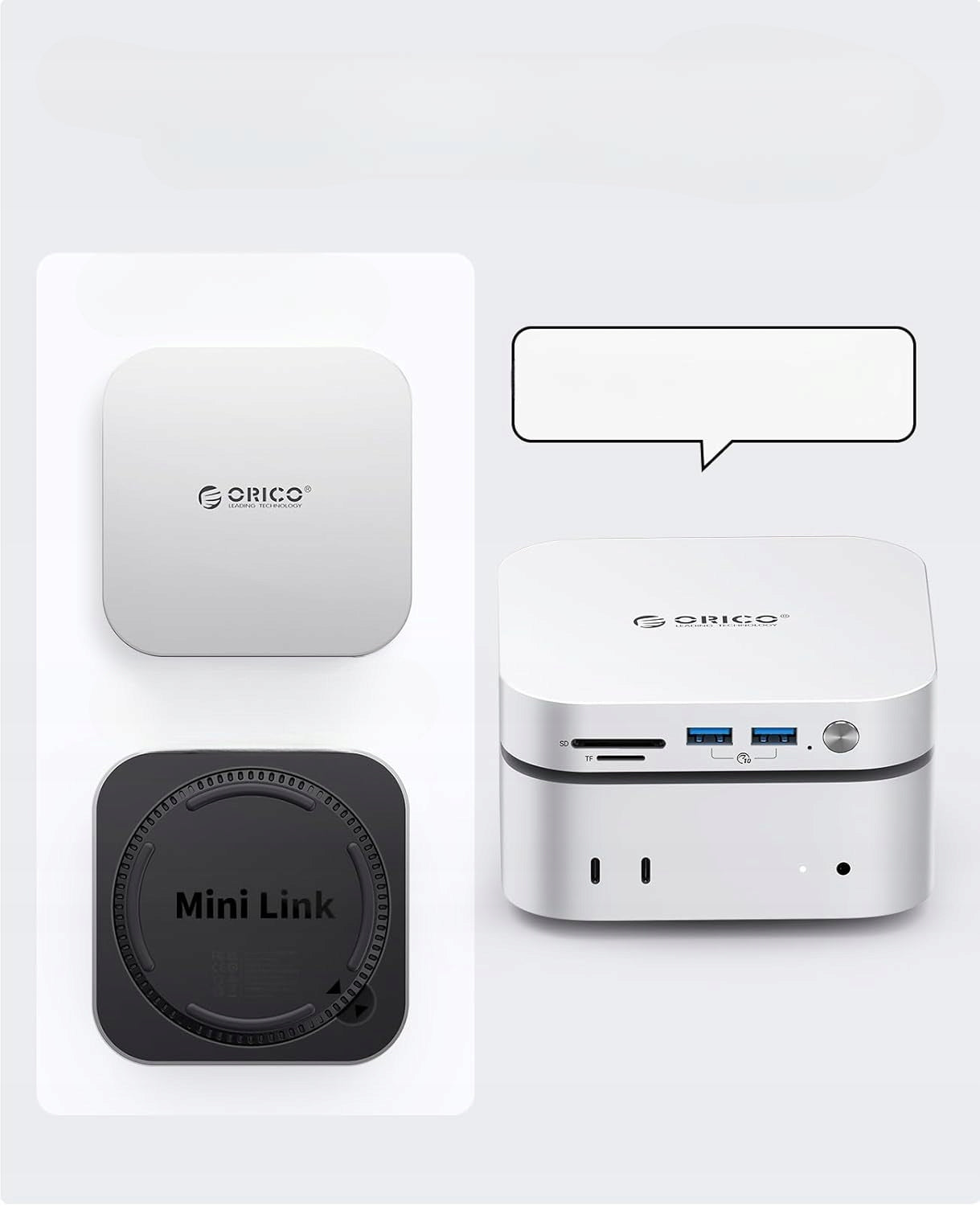 DOCKING STATION ALUMINUM ORICO MINILINK M49P HOUSING SSD CARD READERS Manufacturer Orico