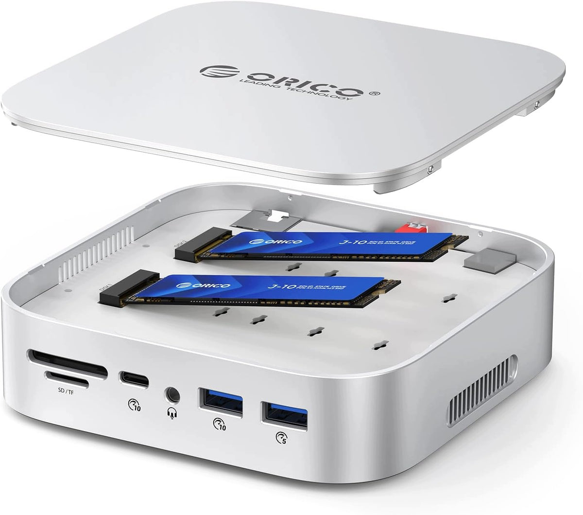DOCKING STATION MAC MINI 10IN1 DUAL-SSD NVME HDMI 4K USB-C