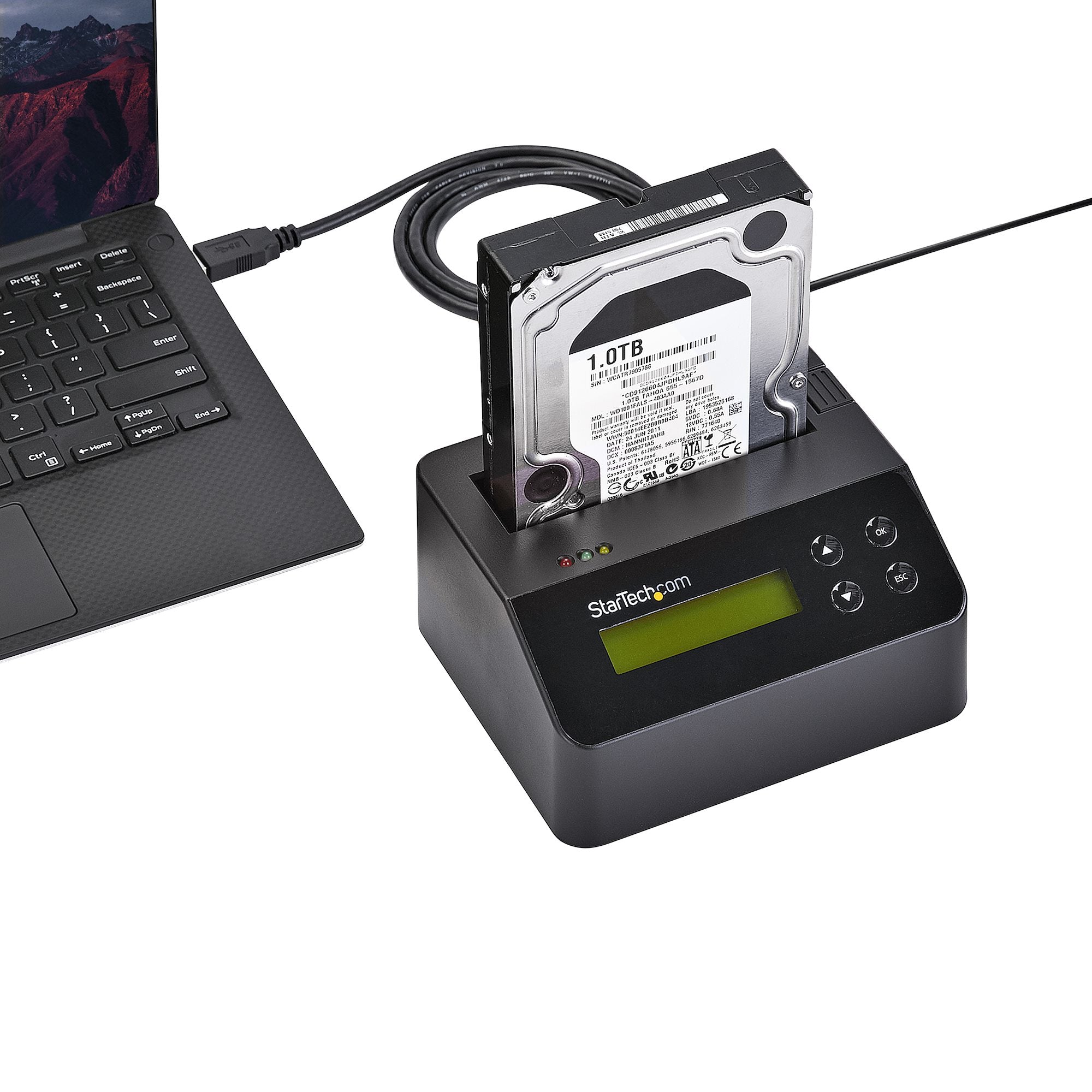 DOCKING STATION STARTECH ERASER FOR DRIVES 9 HDD DATA ERASURE MODES Manufacturer code SDOCK1EU3P