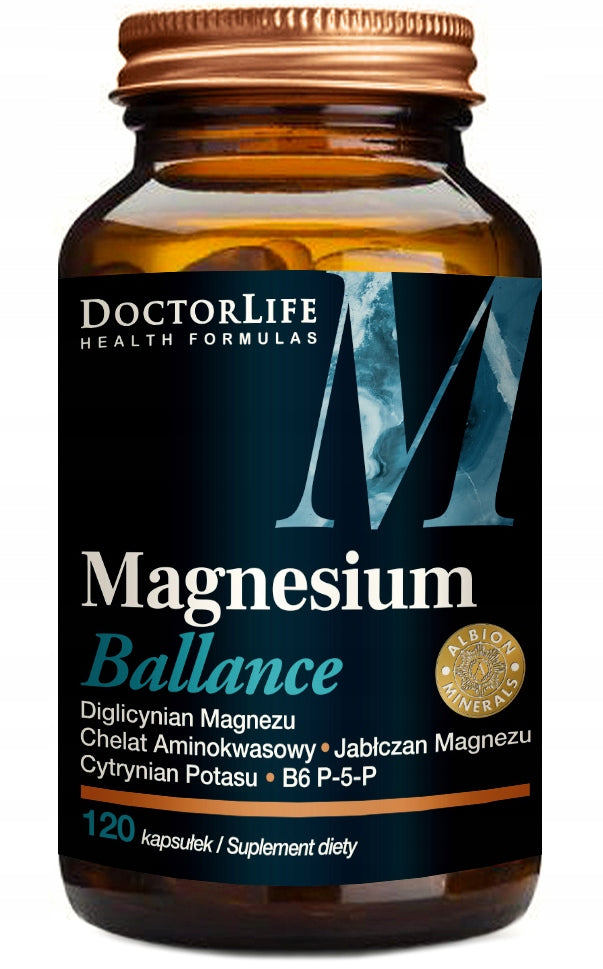 DOCTOR LIFE Magnesium Ballance MAGNESIUM DIGLYCINATE APPLE POTASSIUM + B6