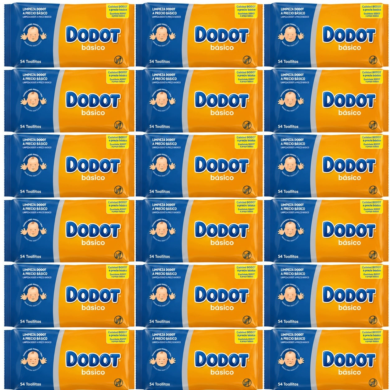 DODOT Basico wet wipes 18x54 from the manufacturer Pampers