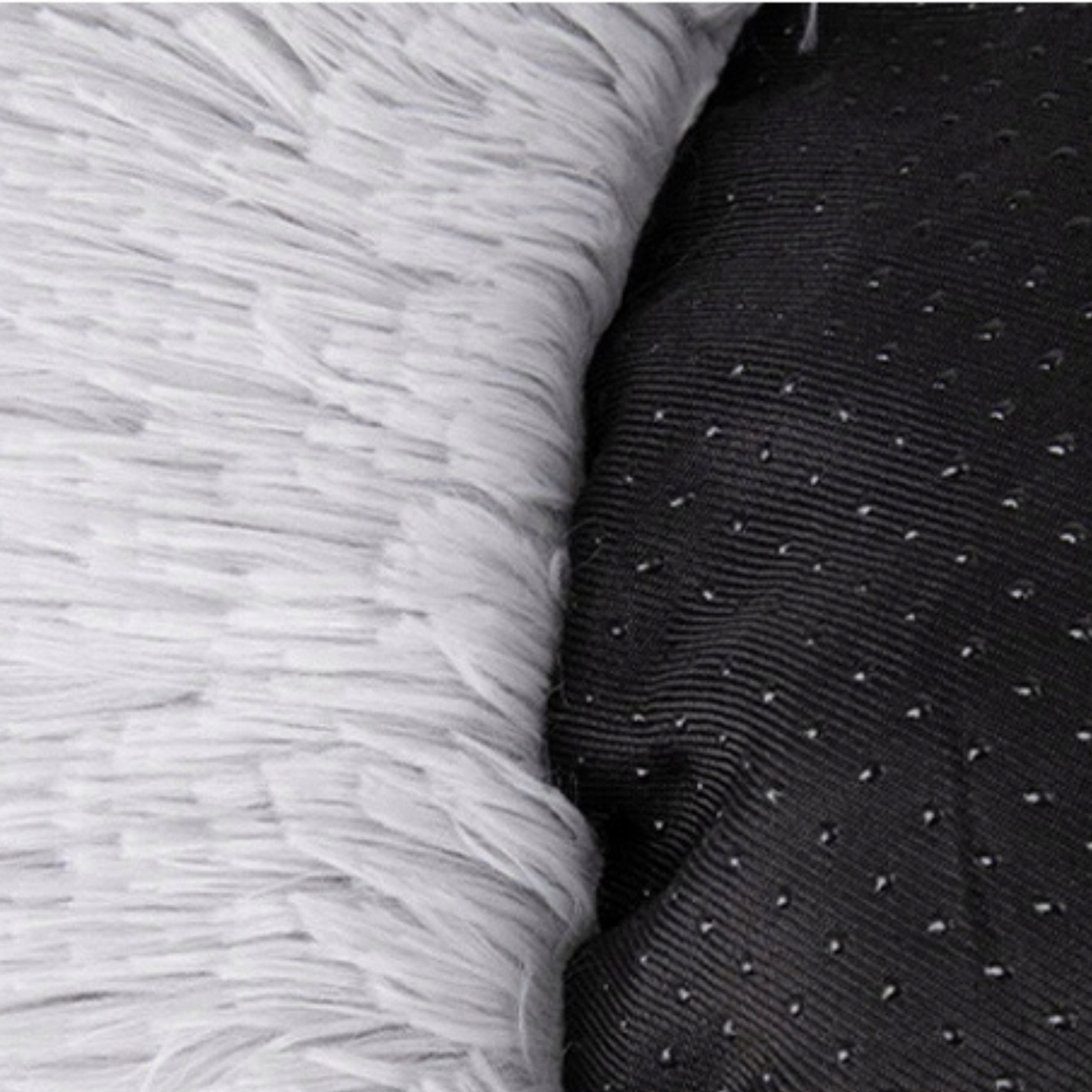 DOG AND CAT BED - WATERPROOF HAIRY - BED PILLOW 60x60cm Trade name Legowisko Chmurka