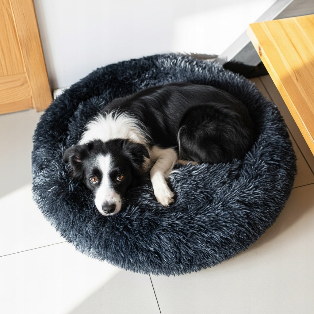 DOG BED CAT BED PLAYPEN PILLOW SOFT PLUSH 70 CM HAIRY Product width 70 cm