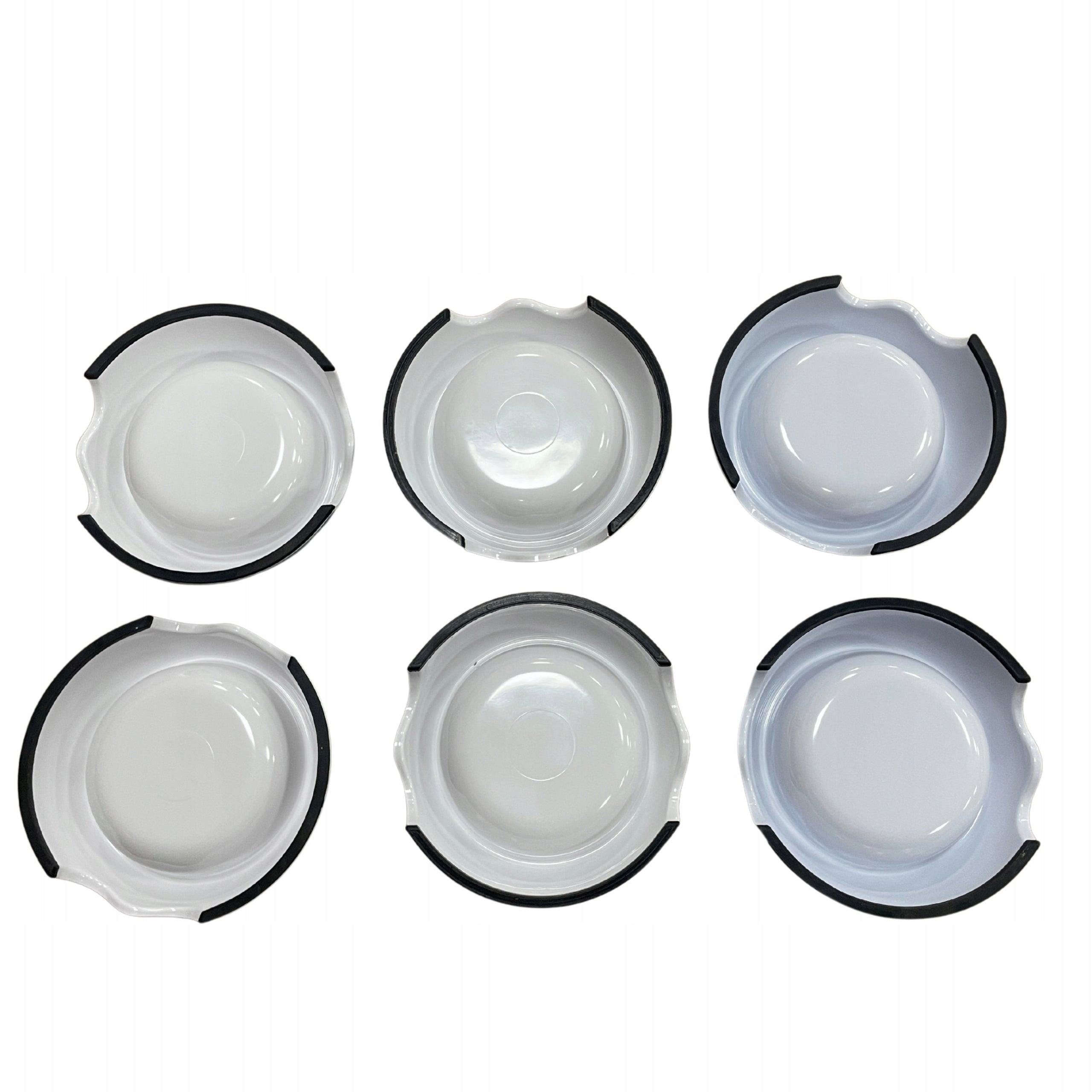 DOG BOWL LARGE PULL-OUT STAINLESS CARTRIDGE NON-SLIP GREEN Material metal