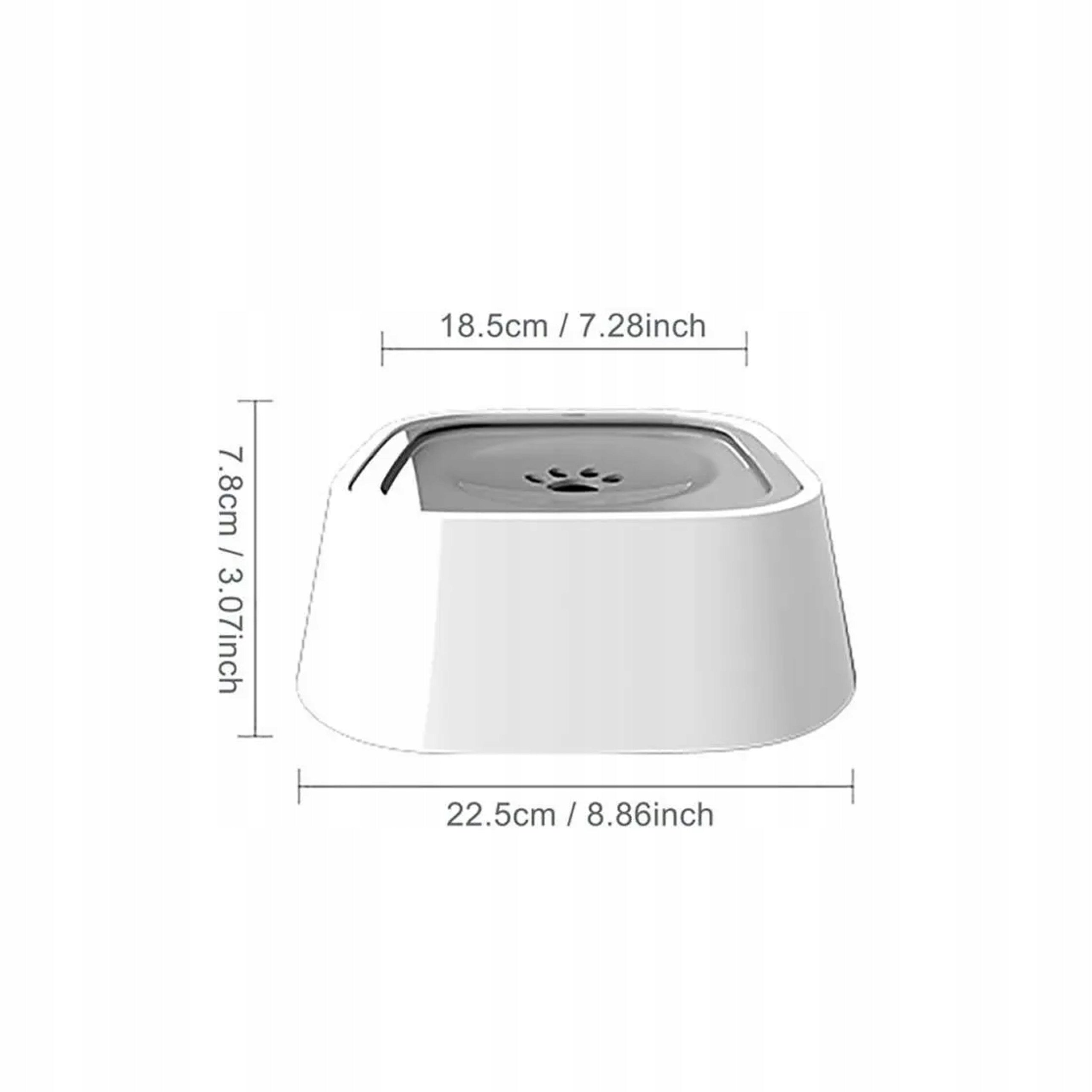 DOG BOWL SPLASH-FREE CAT WATER SPLASH 1,5L LARGE 1500ml Manufacturer code miska niechlapiąca 1,5l