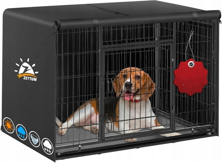 DOG CAGE COVER WATERPROOF UNIVERSAL 122CM COVER FOR CAR Manufacturer code POKROWIEC NA KLATKĘ DLA PSA WODOODPORNY