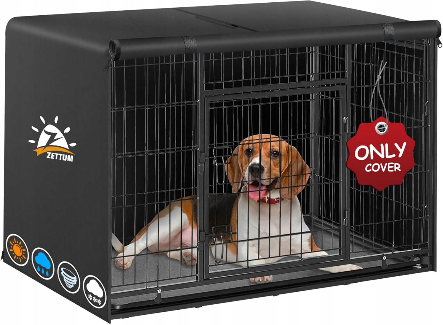 DOG CAGE COVER WATERPROOF UNIVERSAL 122CM COVER FOR CAR