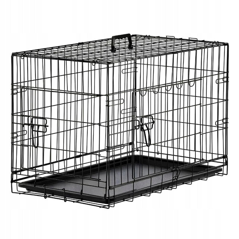 DOG CAGE KENNEL METAL PLAYPEN PET TRANSPORTER 90CM NUXIE Manufacturer code 4547