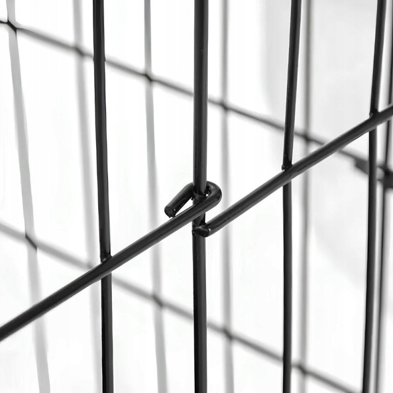 DOG CAGE KENNEL METAL PLAYPEN PET TRANSPORTER 90CM NUXIE Product width 57 cm