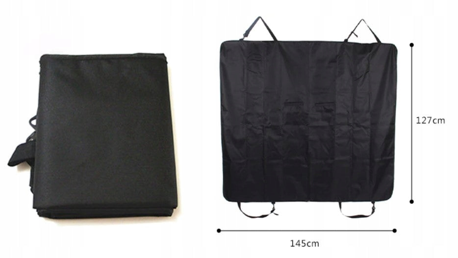 DOG CAR MAT PROTECTIVE AGAINST DIRT WATERPROOF + STRAPS Product height 144 cm