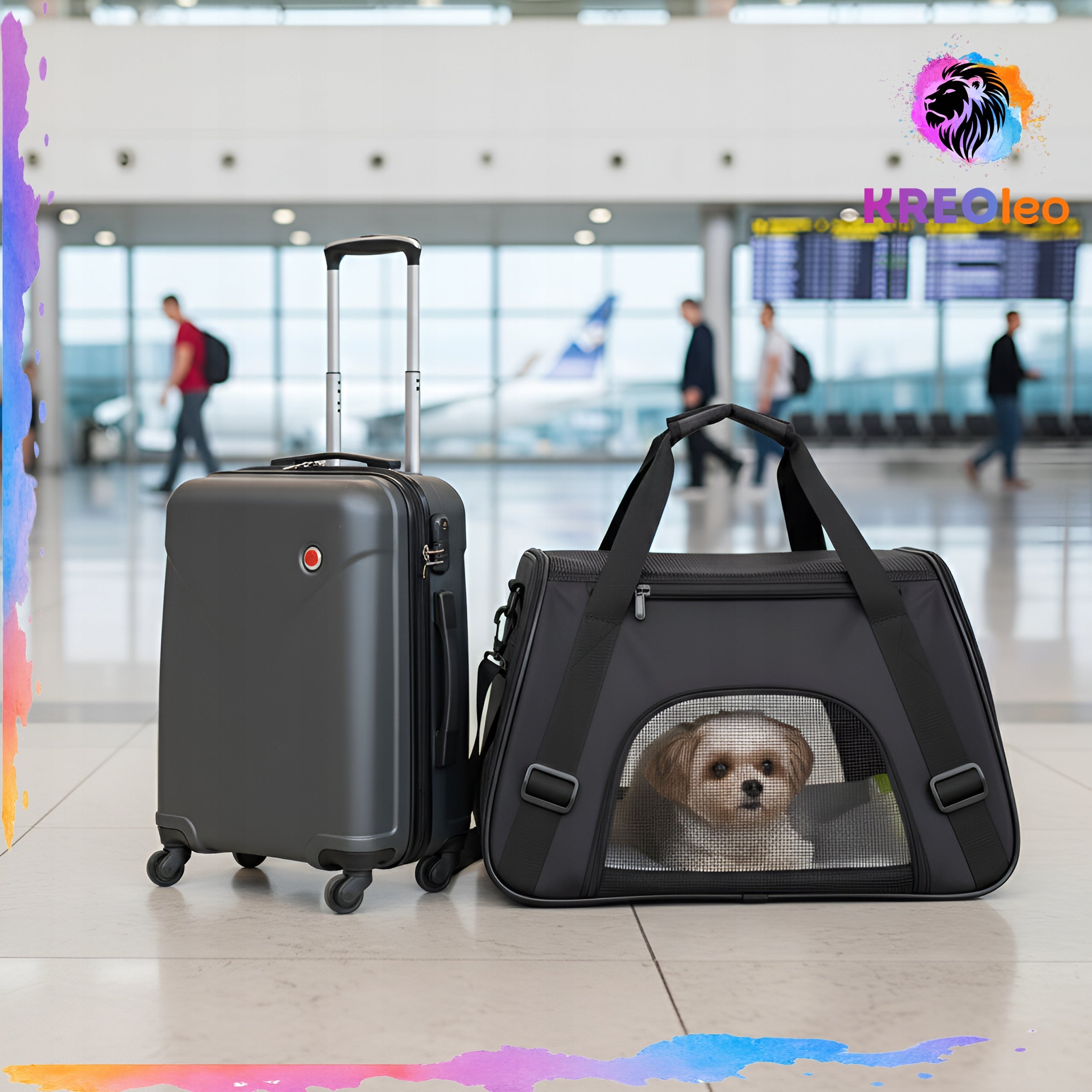DOG CARRIER PET BAG 2 COLORS 43*28*19 CM ON FRAME Trade name torba