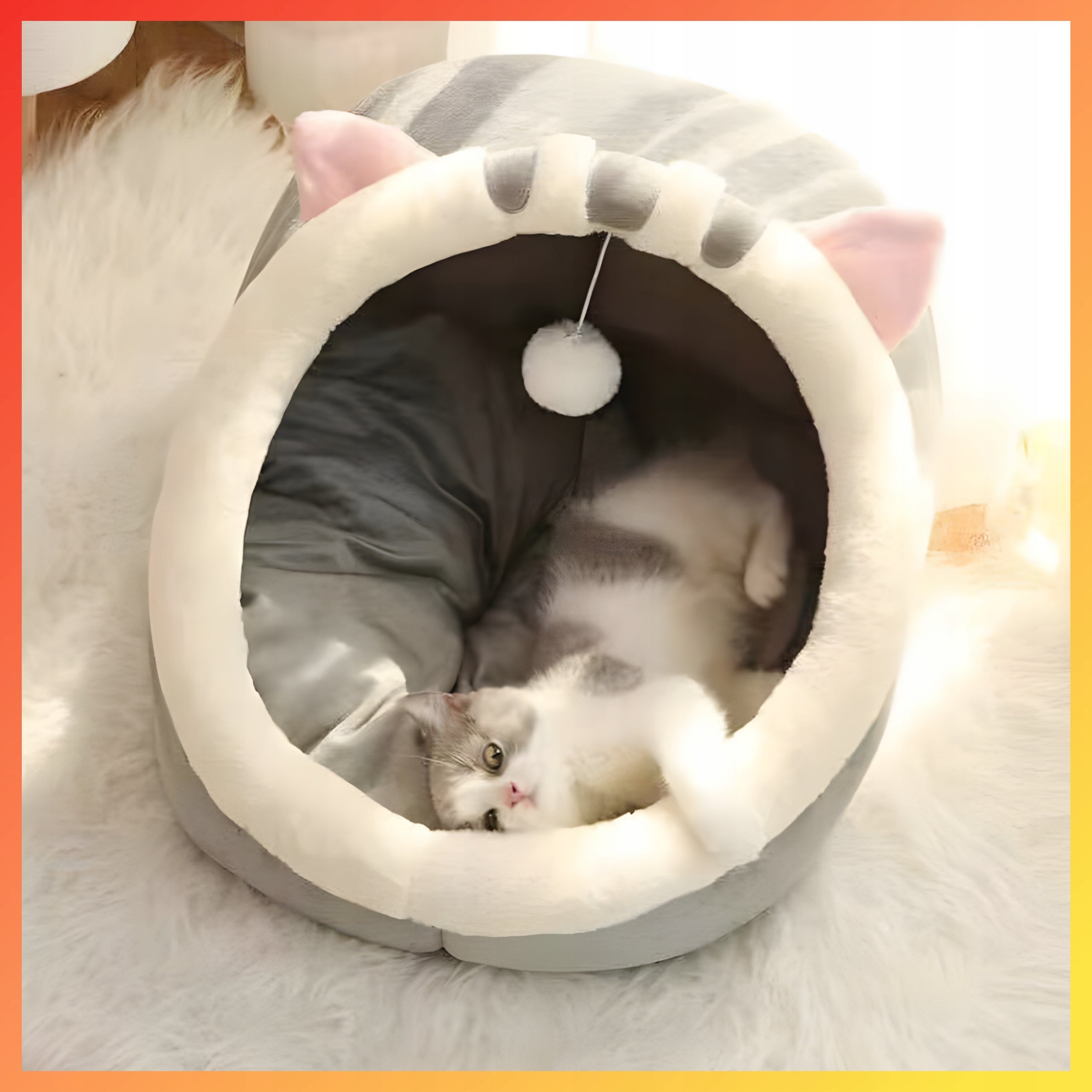 DOG CAT BED PLUSH SOFT AND WARM LARGE PET BOOTH Manufacturer code APT_DA228B