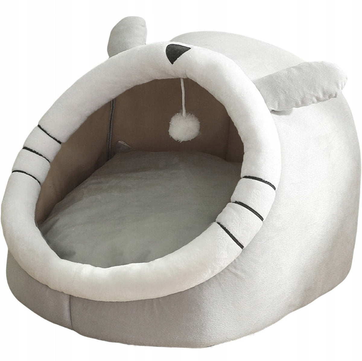 DOG CAT BED PLUSH SOFT AND WARM LARGE PET BOOTH Product width 42 cm