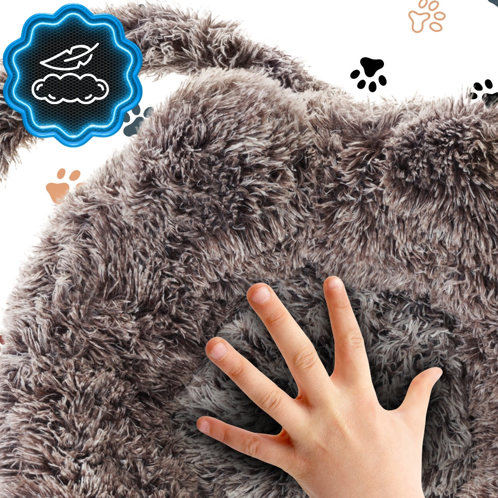 DOG CAT BED SOFT BED WATERPROOF PILLOW SHAGGY PLAYPEN Product width 50 cm