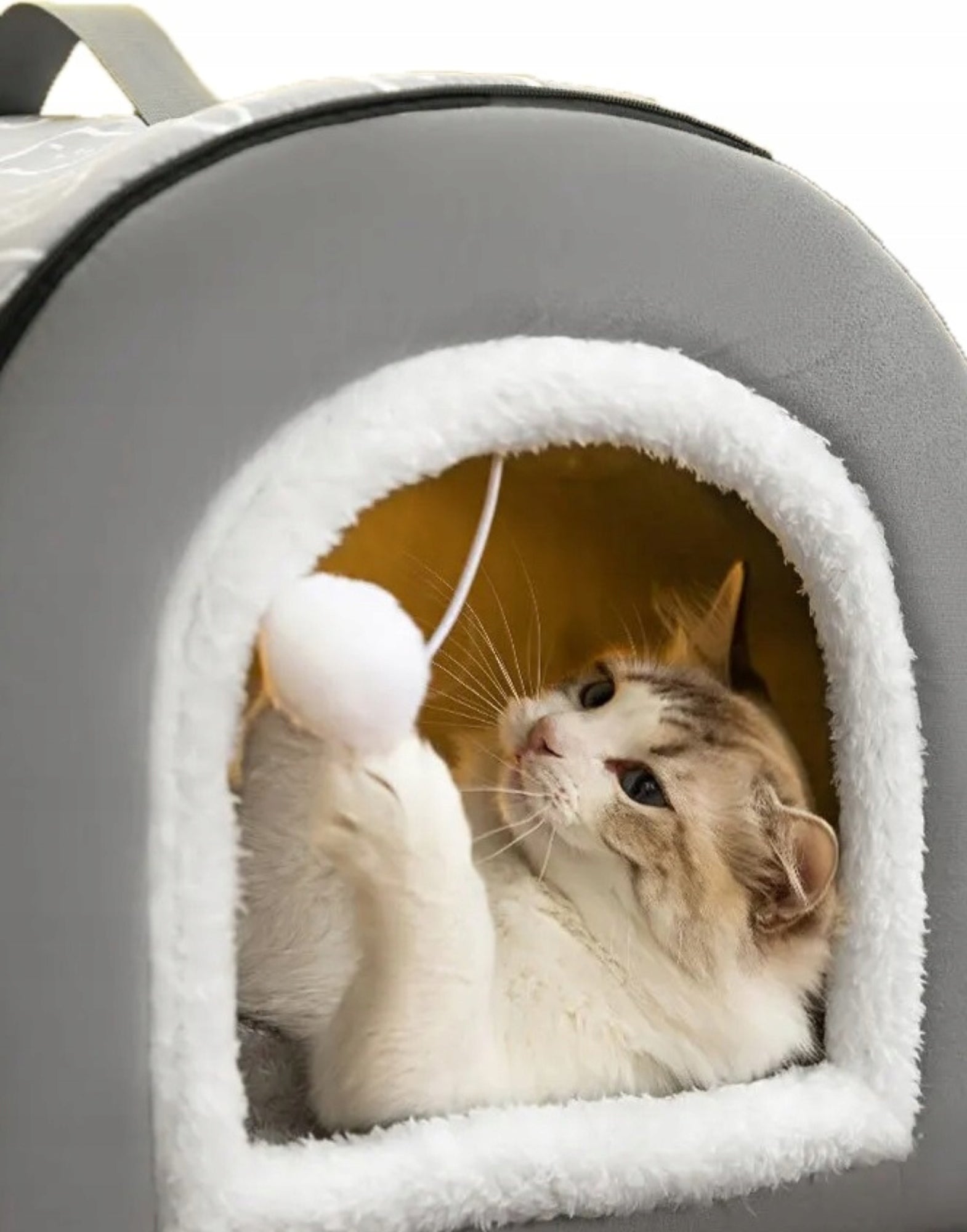 DOG CAT HOUSE BED BOOTH BED XL 60x42x37cm GREY FOLDING Length 50 cm