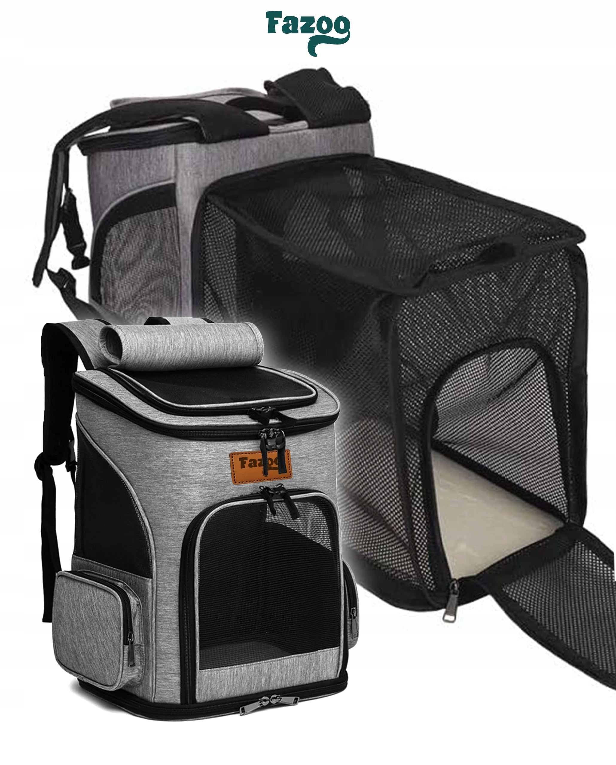 DOG CAT TRANSPORTER Backpack Bag with Ventilation Holes Folding Size 4XL