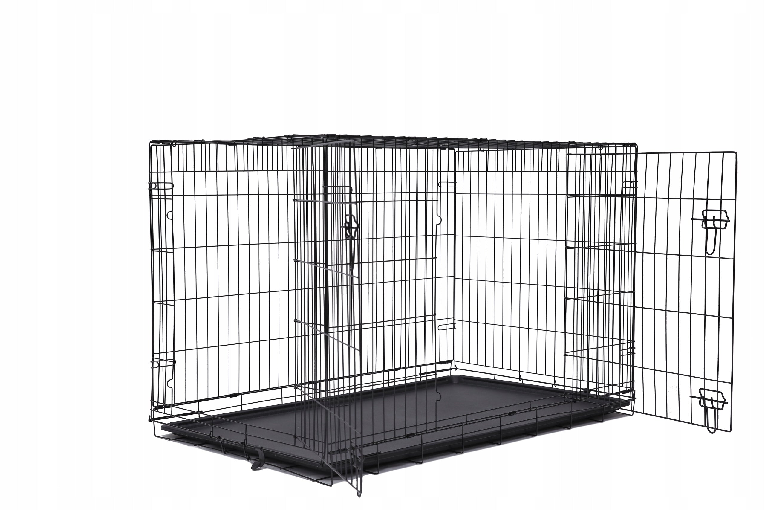 DOG FANTASY Metal 2-door Dog Kennel, size S 61x43x49cm Trade name dog fantasy