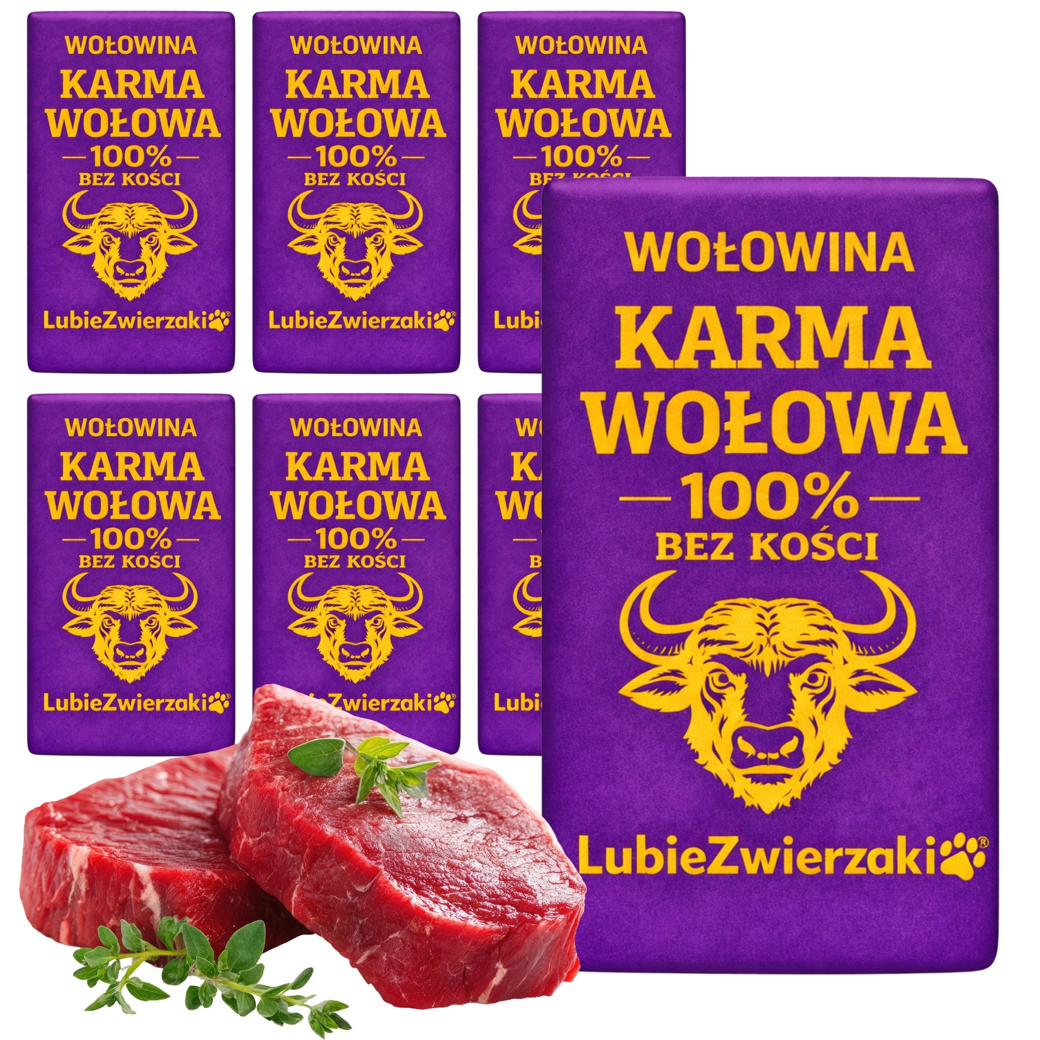 DOG FOOD 20KG FROZEN MEAT 100% BEEF DOG BARF BONELESS CUBES