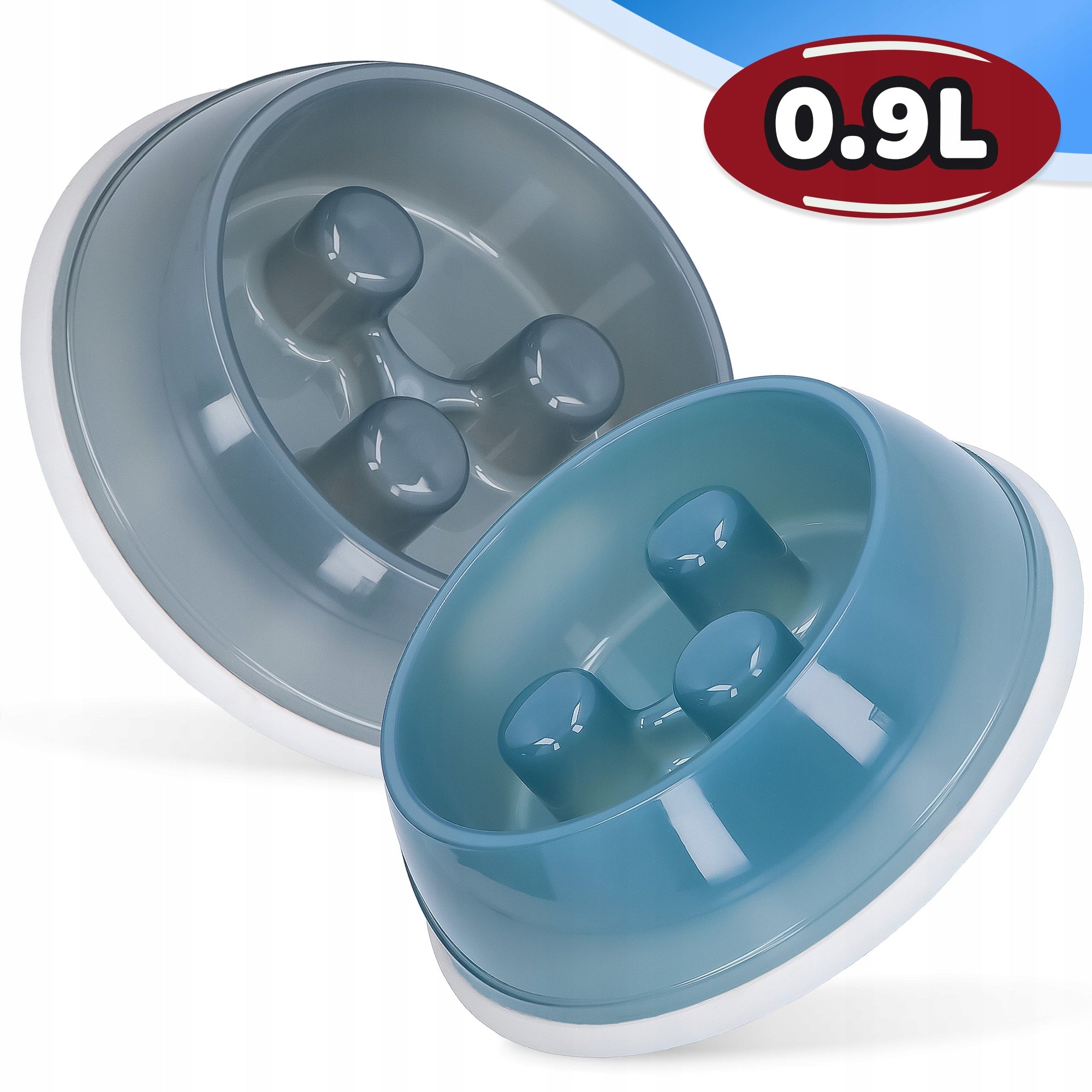DOG FOOD SLOWING BOWL 0,9 l Plastic ANTI-SLIP PROTRUSION F8 EAN (GTIN) 4011905250328