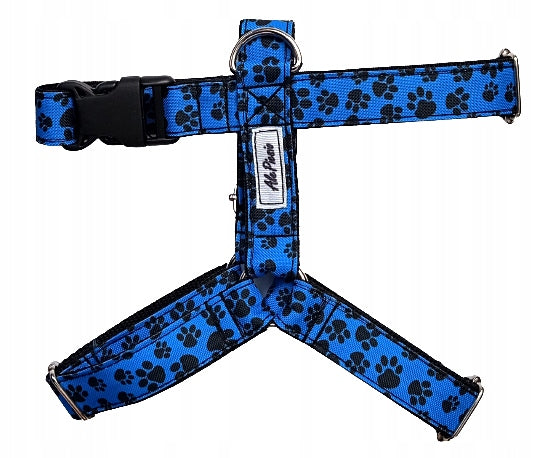 DOG HARNESS TYPE GUARD BLUE-BLACK PAWS SIZE S AlePiesio Manufacturer code 1001