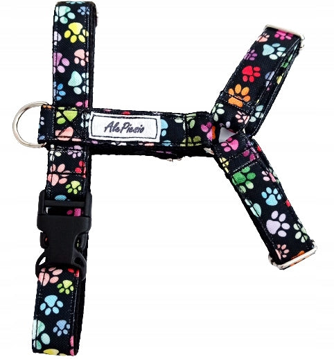 DOG HARNESS TYPE GUARD COLORFUL PAWS SIZE M AlePiesio Brand AlePiesio