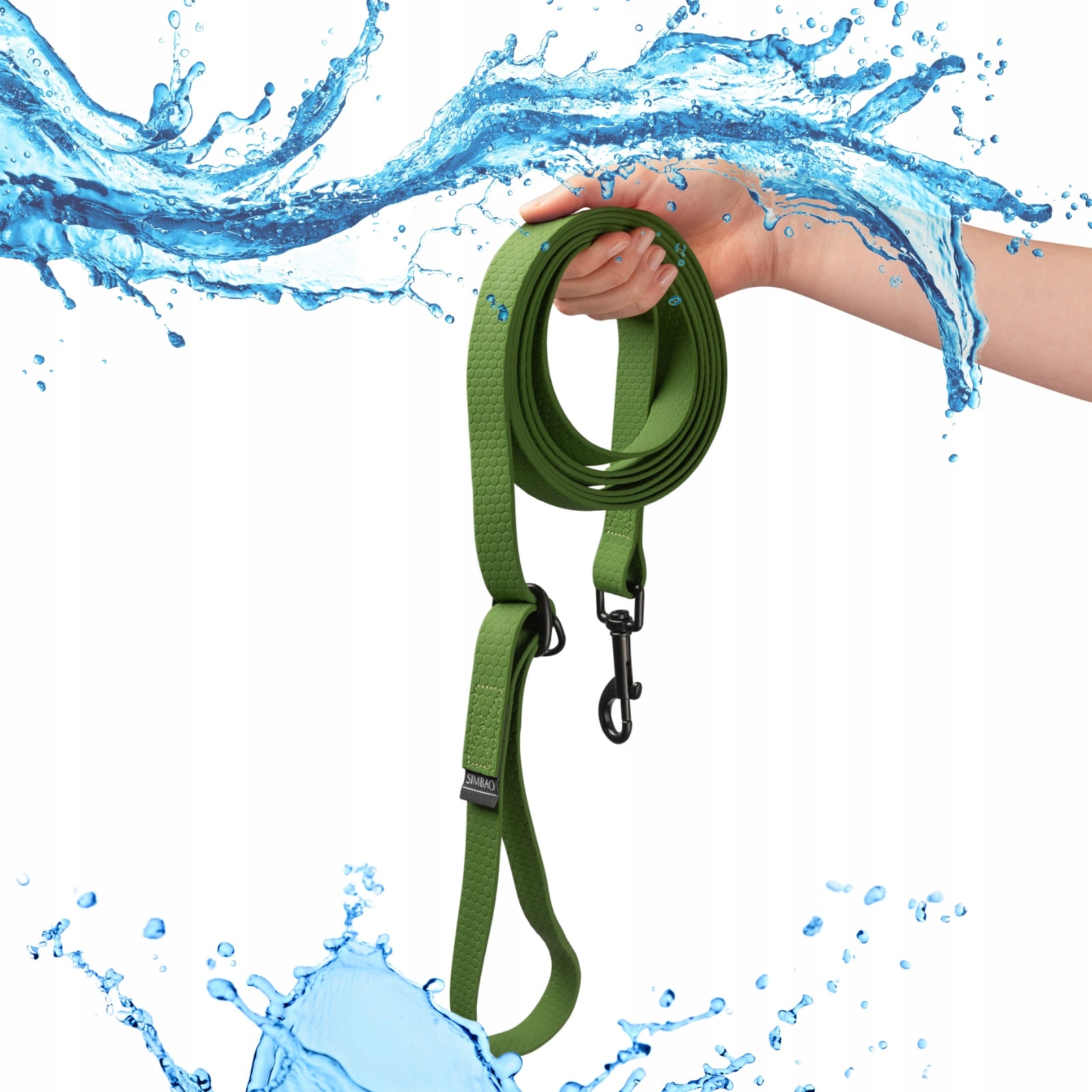 DOG LEASH ADJUSTABLE TRAINING CORD WATERPROOF PVC STRONG 5m Packaging status original