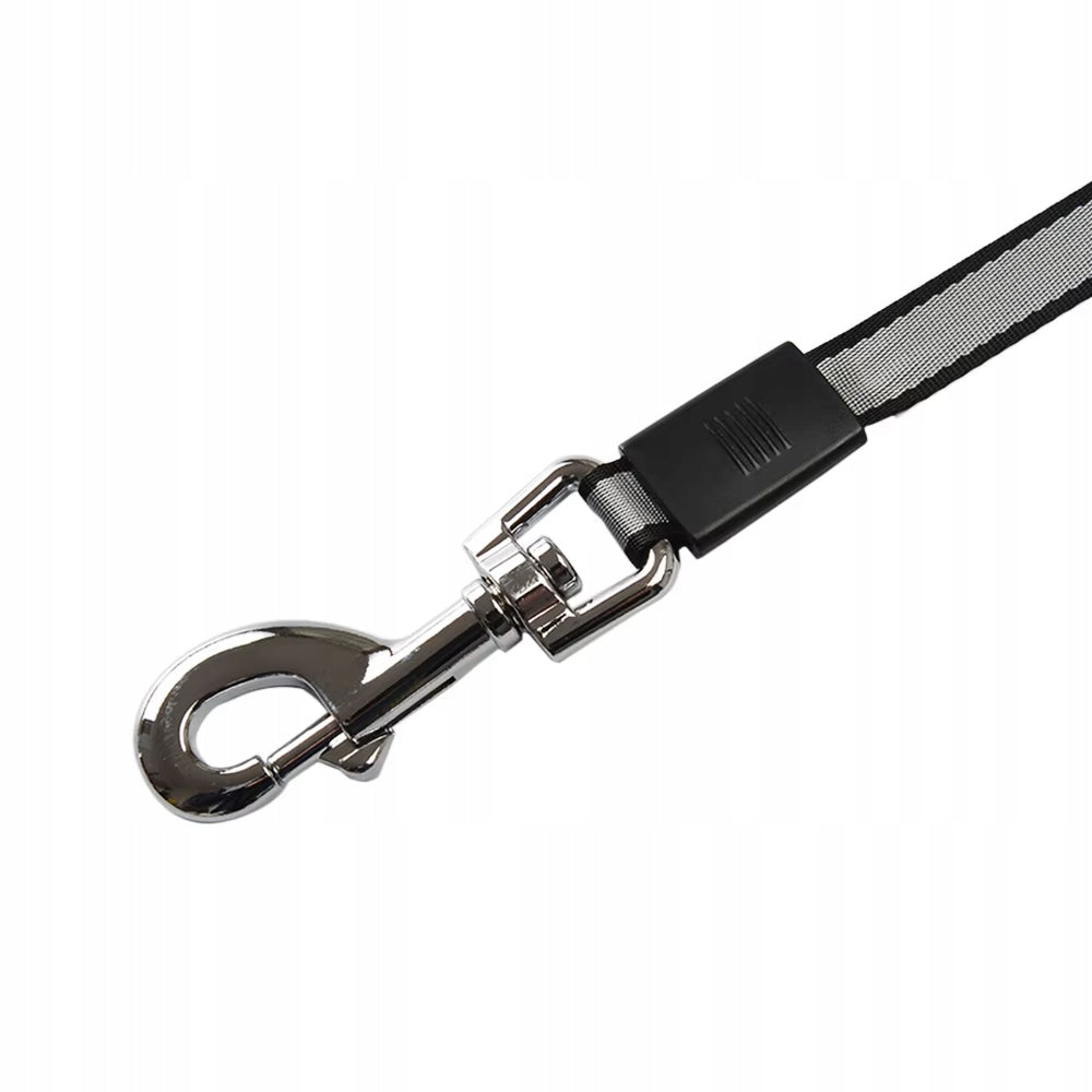 DOG LEASH AUTOMATIC NYLON 5M TO 20KG STRONG DURABLE Color black