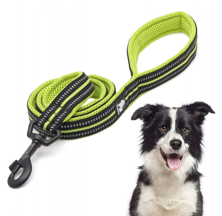 DOG LEASH REFLECTIVE STRONG TRUELOVE ACTIVE LIME 200CM SIZE M