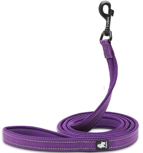 DOG LEASH REFLECTIVE STRONG TRUELOVE ACTIVE PURPLE 200CM SIZE L Brand Truelove