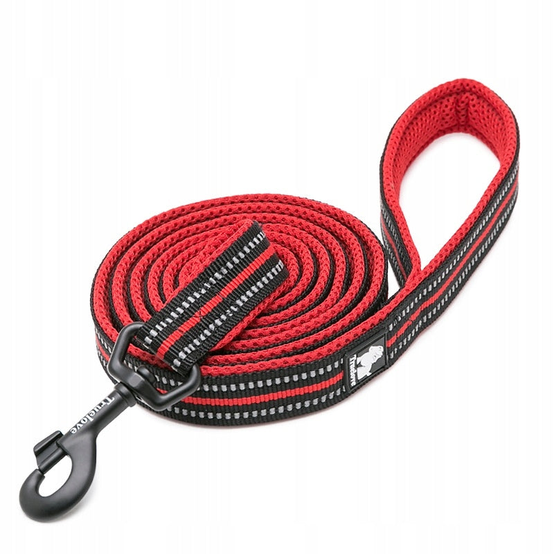 DOG LEASH REFLECTIVE STRONG TRUELOVE ACTIVE RED 200CM SIZE M Brand Truelove