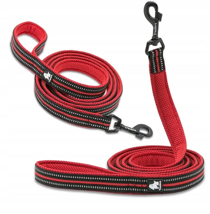 DOG LEASH REFLECTIVE STRONG TRUELOVE ACTIVE RED 200CM SIZE M Manufacturer code TLL2111