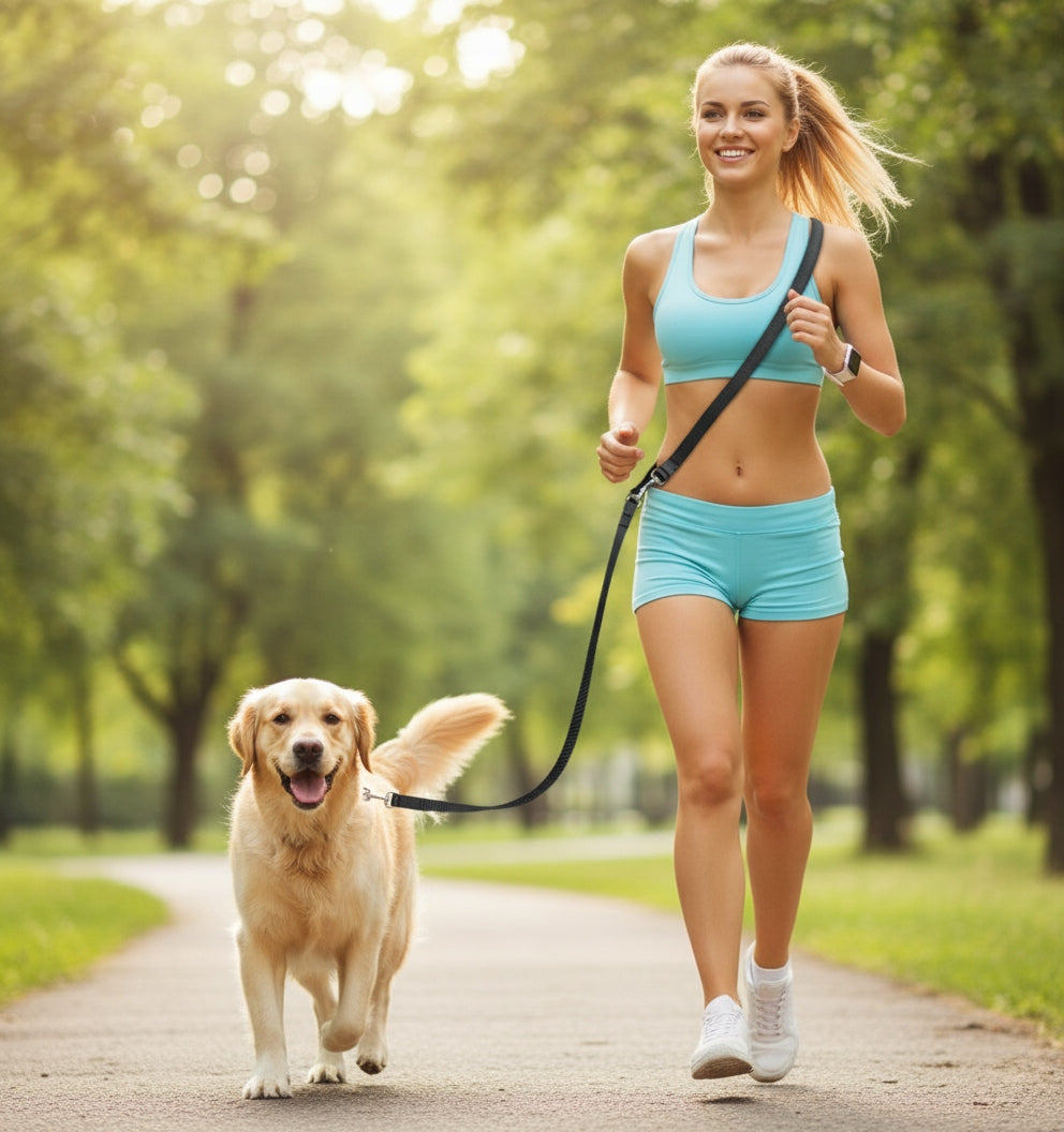 DOG LEASH STRONG TAPE 5M TRAINING CLIP-ON LONG ADJUSTABLE TRAINING Packaging status original